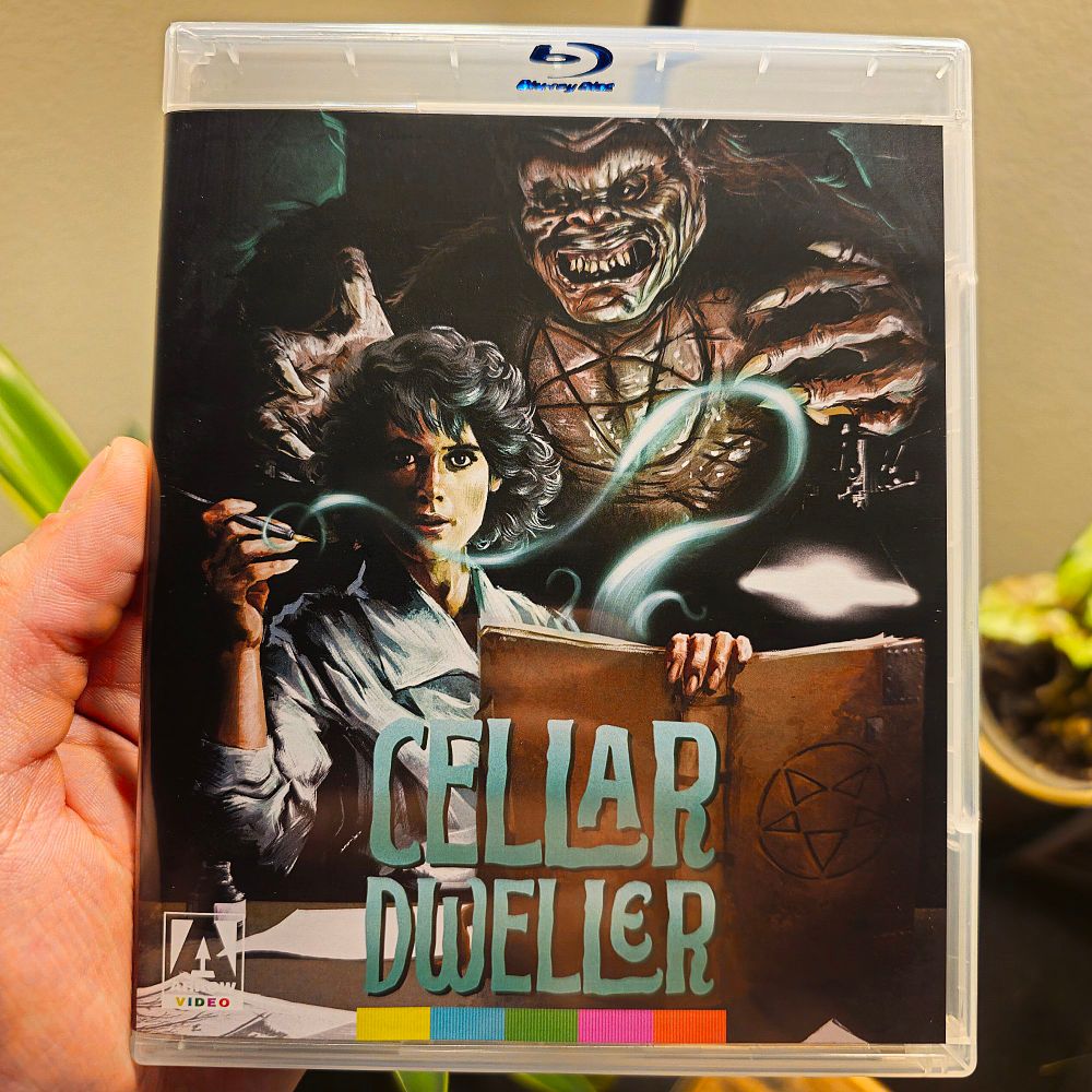 Cover of Cellar Dwellar on bluray from Arrow Video.