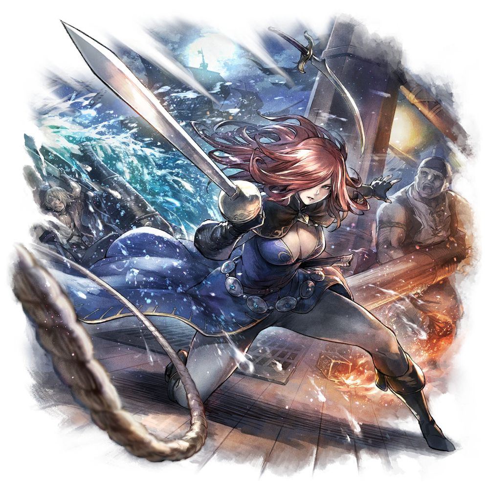 Splash art for Elletrix from Octopath Traveler: Champions of the Continent.