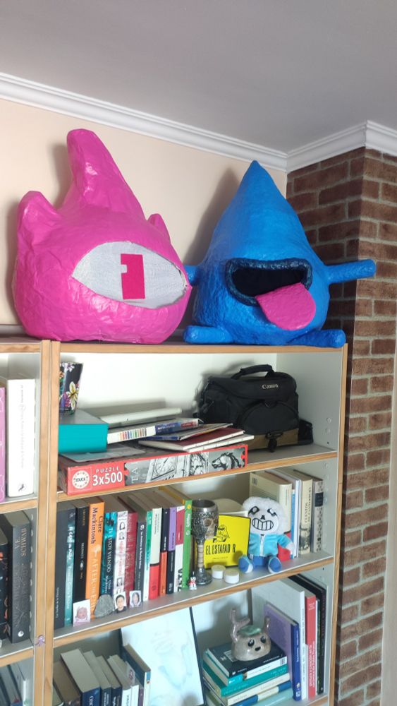 La mascara de Málagajam junto a la máscara de Guadalindie