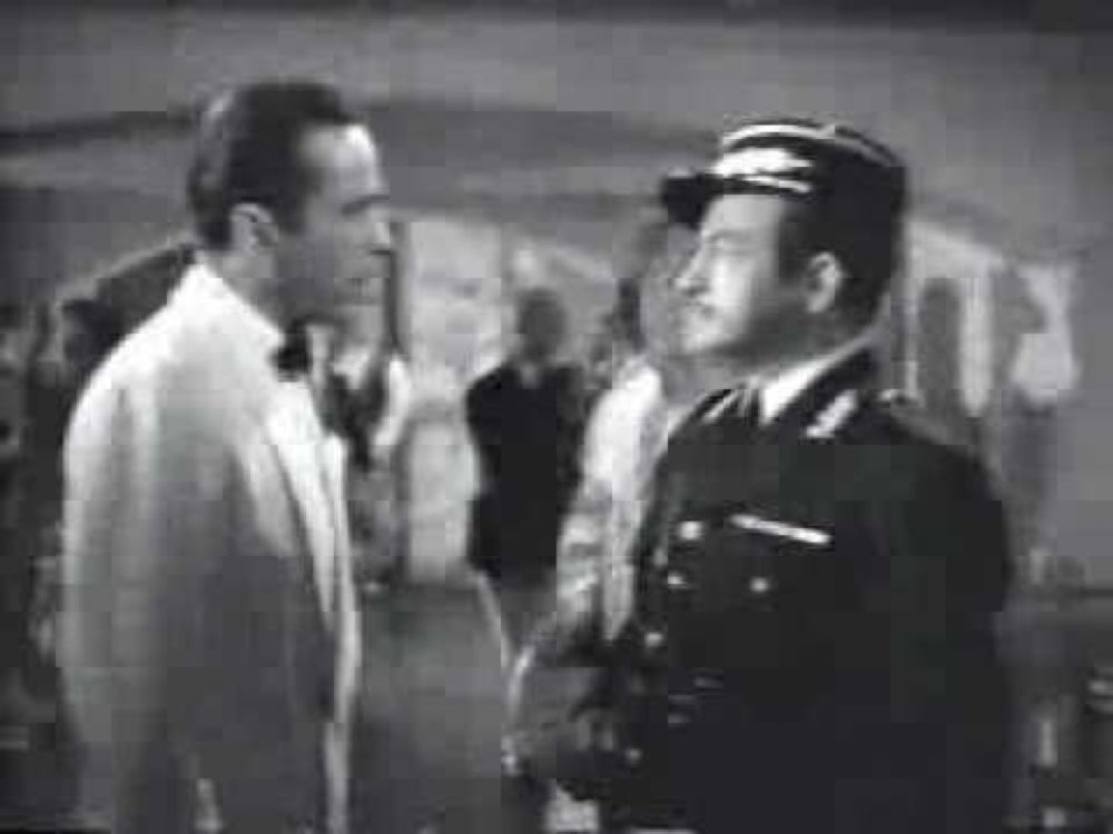 Casablanca gambling? I'm shocked!