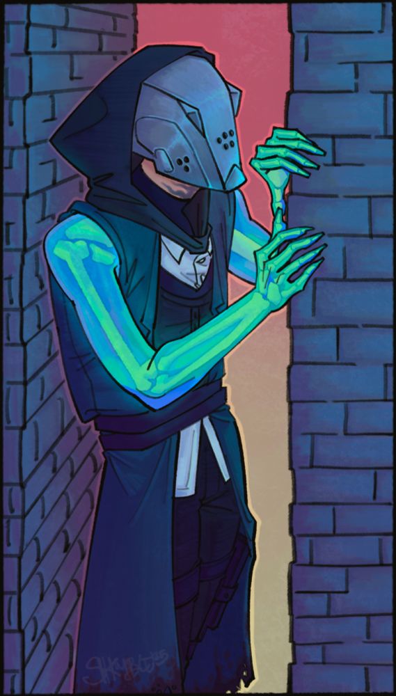 OC Aescwynn for @wtfforged on bksy 