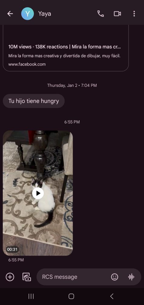 "Tu hijo tiene hungry"