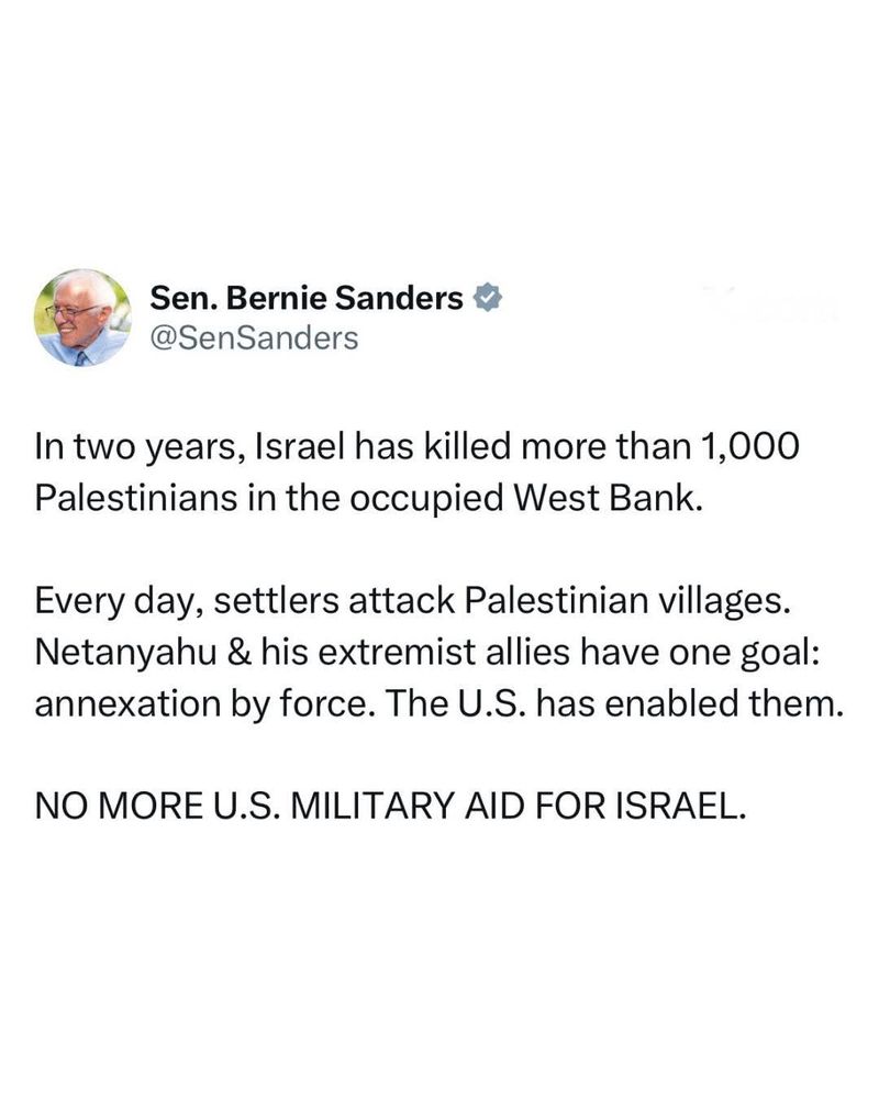 No more US military aid for Isreal. 