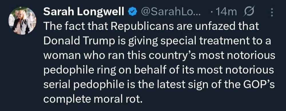 The Republican party is gone. It's the pedo party now. 