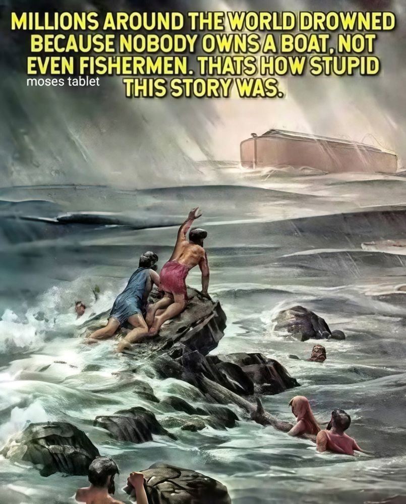 Take your blinders off when you're reading the stories of the Bible. Now, imagine literate people in 2025 believing any of it. Weird. 