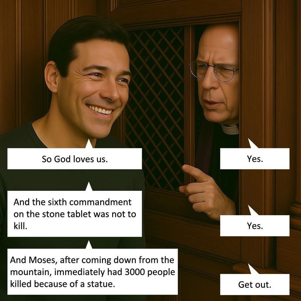 Just one of many times, the Bible says one thing and immediately does the opposite. 