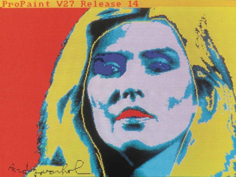 Andy Warhol's $26m Digital Portrait of Debbie Harry Hits Market