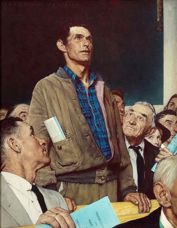 Guy who stands up and has something to say up is looking in a new direction.