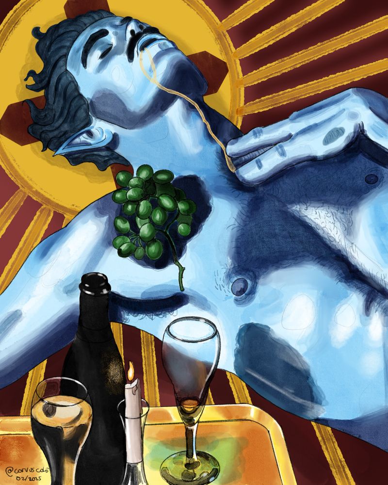 Nightcrawler after a long day training x-men.