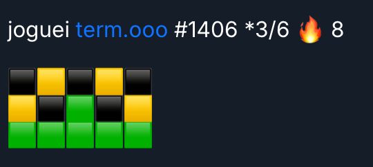 termo 1406 won in 3 attempts