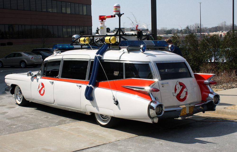 I ain't afraid of no Congestion Charge. Ghostbusters hearse by relux at Wikimedia Commons, CC-BY-SA 2.0.