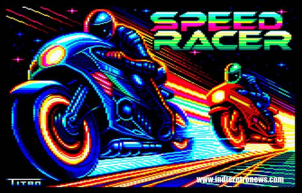 Speed Racer - A Tron game for the Amstrad CPC by RetroPoke! [UPDATE]