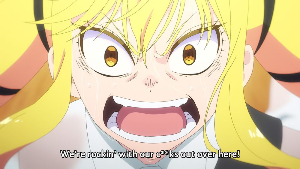 Suzunomiya Ririsa: "We're rockin' with our c* *ks out over here!"