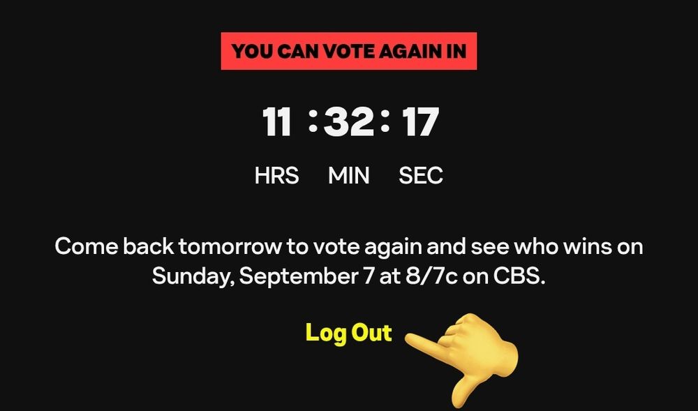 Find the log out button by scrolling down the page.