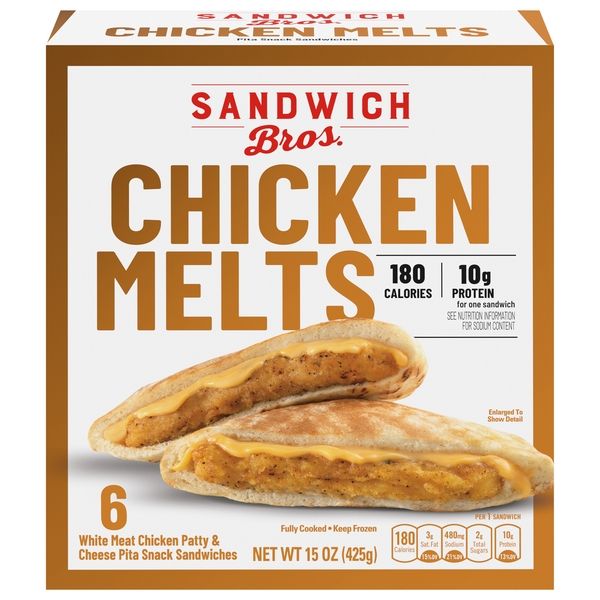 Sandwich Bros Chicken Melts box