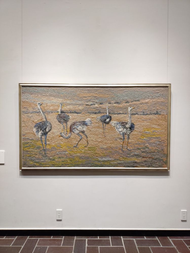 尾上雅雄の展示作品「ダチョウ」