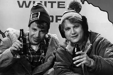  Bob and Doug McKenzie from SCTV’s “Great White North” sketch series.