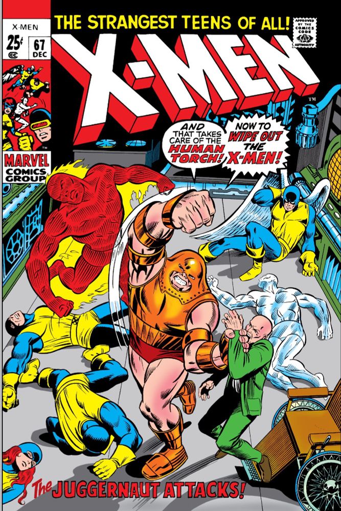 X-Men #67, published September 1970