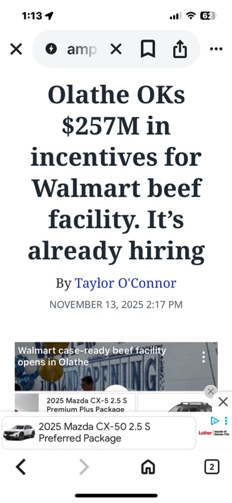 Another Billionaire company seeks taxpayer handouts. 