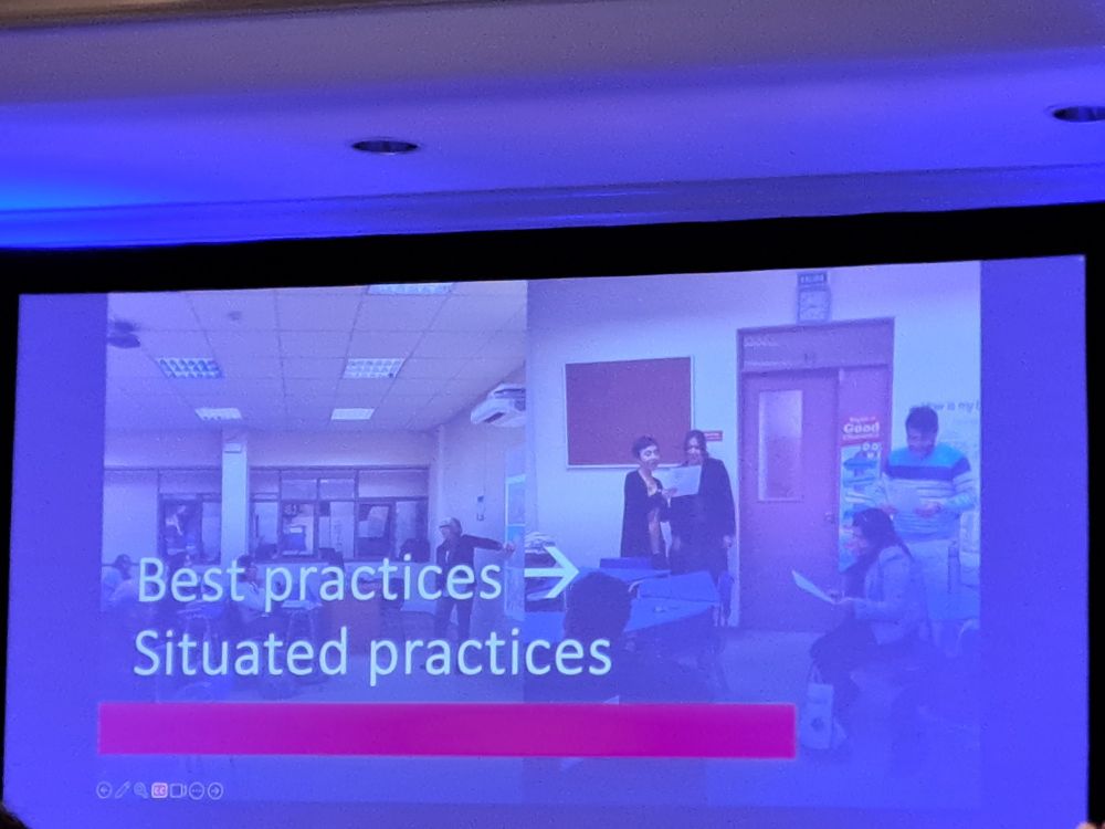 Slide: Best practices are situated practices 