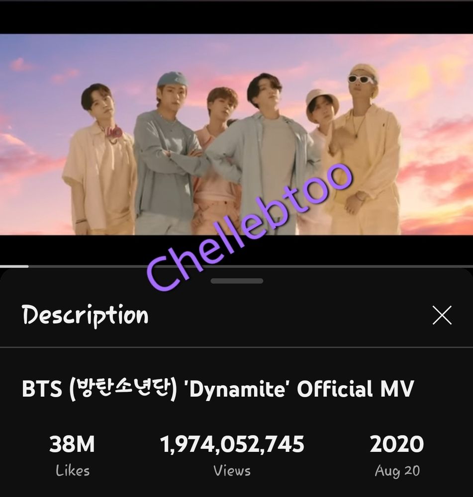 Opening of Dynamite mv by BTS