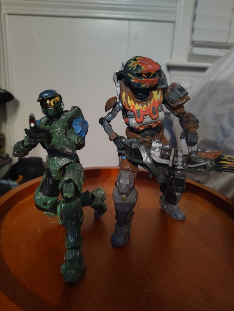 George S-064 (Anchor One) and Jackson S-121 (Anchor Two) in battle mode. The original starting members of Anchor Team.