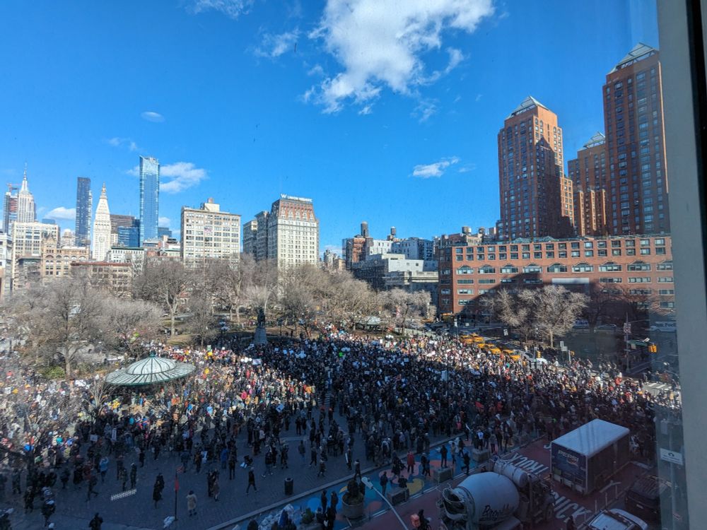 Union Square rally.