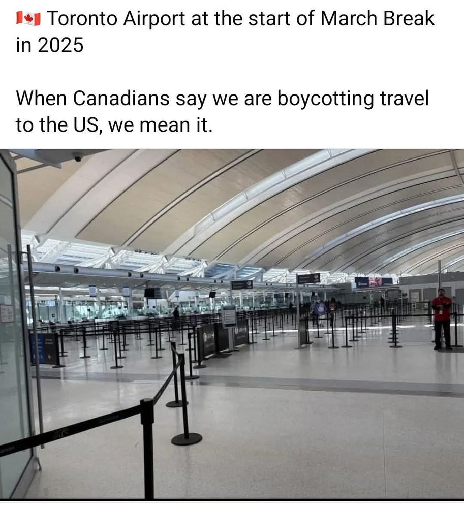 Ein sonst um die Zeit völlig überfüllter Flughafen in Kanada. Dieses Jahr menschenleer 