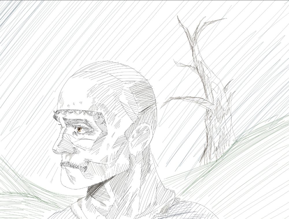 Simon in the rain with his balaclava I ruined lmfao, Lieutenant Riley .. forgive me.. 