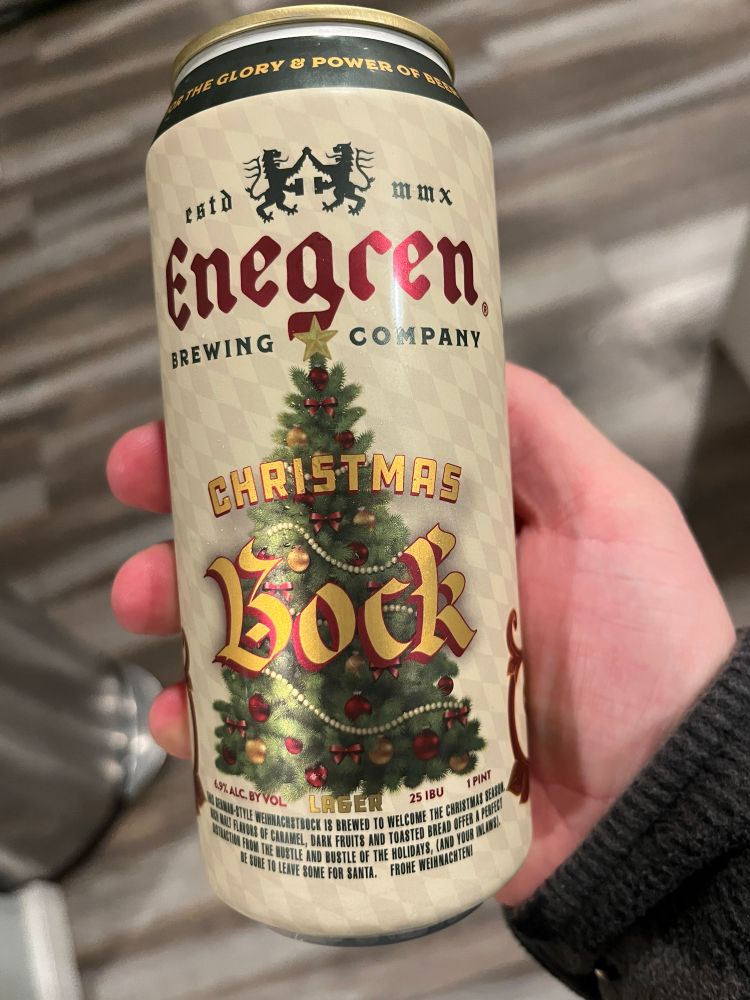 Enegren
BREWING
COMPANY
CHRISTMAS BOCK