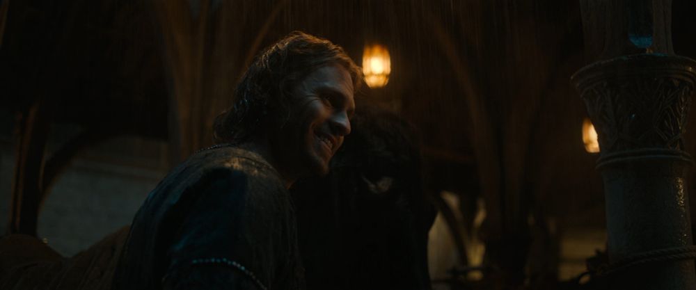 Halbrand at Eregion's gates in the rain
