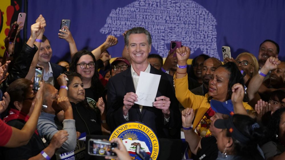 California governor pushes back against criticism of fast food minimum wage law