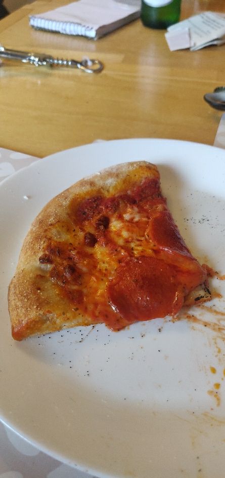 Slice of pepperoni 