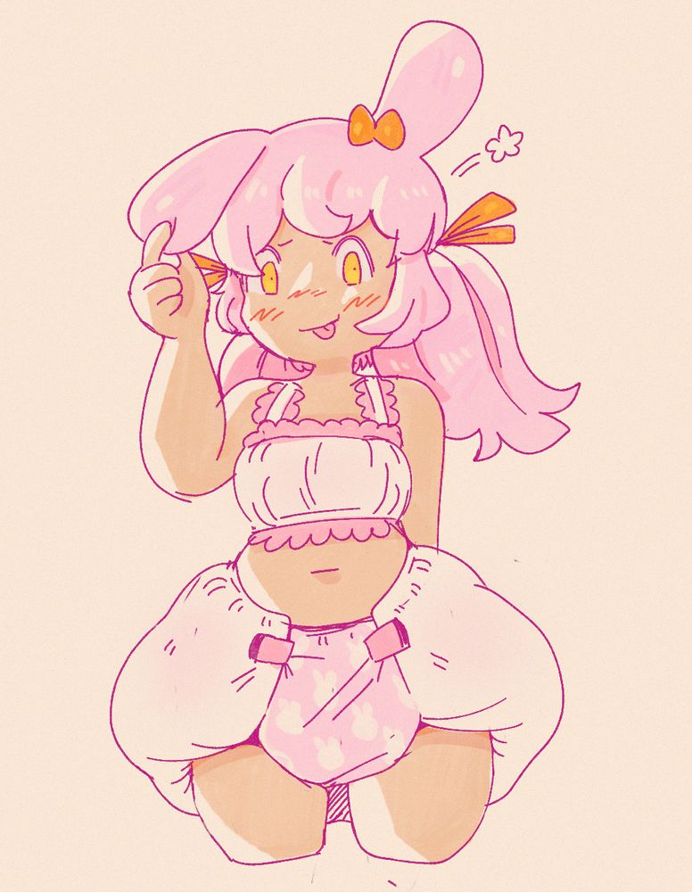 xio (coquette dragoon) in a diaper