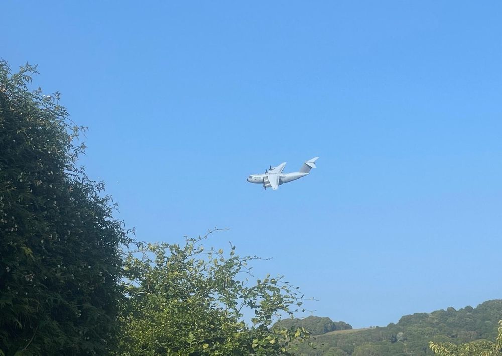 RAF A400M a bit near my house.