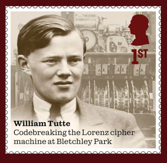 Stamp honouring Bill Tutte for VE 80