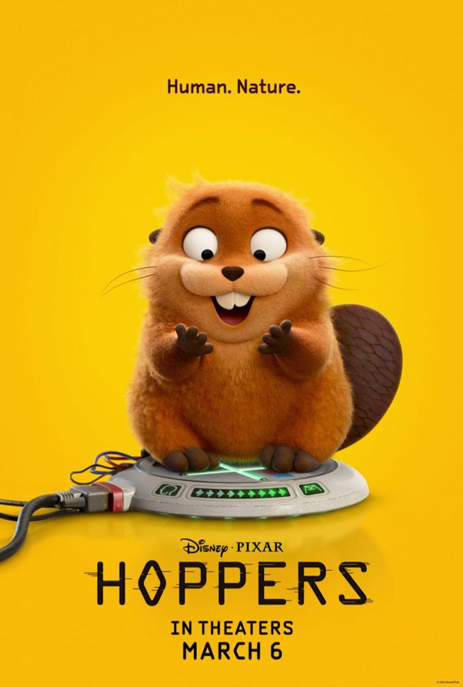 Pixar Unveils First Trailer and Poster for Hoppers, Coming March 2026