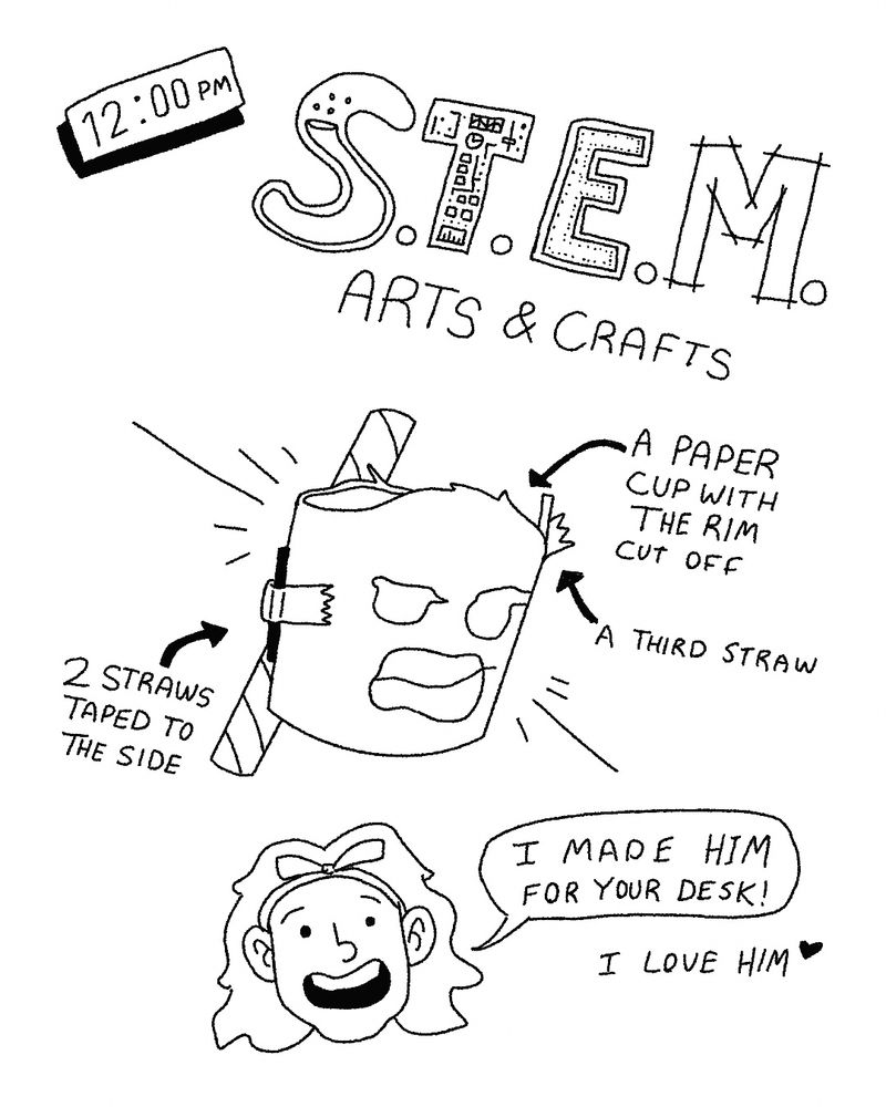 Arts and crafts at noon