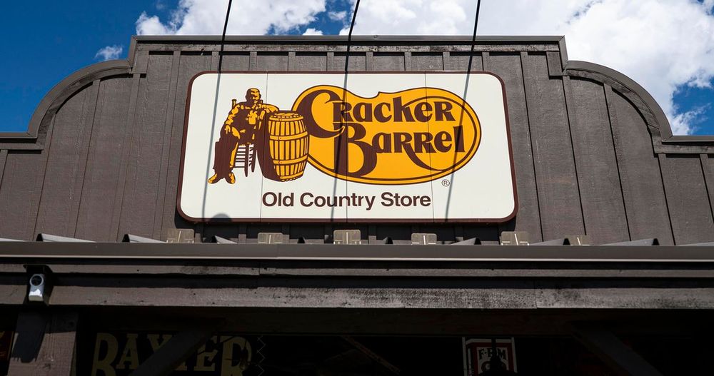 Cracker Barrel has cracked under pressure, and brought back the barrel. The new logo is dead and Uncle Hershal is here to stay, per the company’s social media.