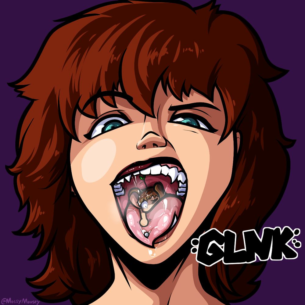 Victoria squeezing Moss with her tight throat, playing with her food