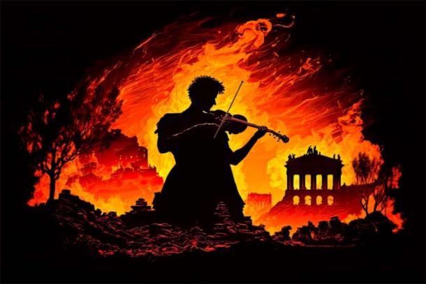 Nero fiddling while Rome burns.