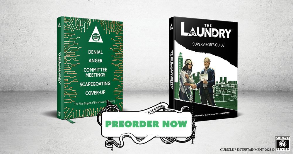 The Laundry Roleplaying Game Second Edition is now available for Pre-order! 