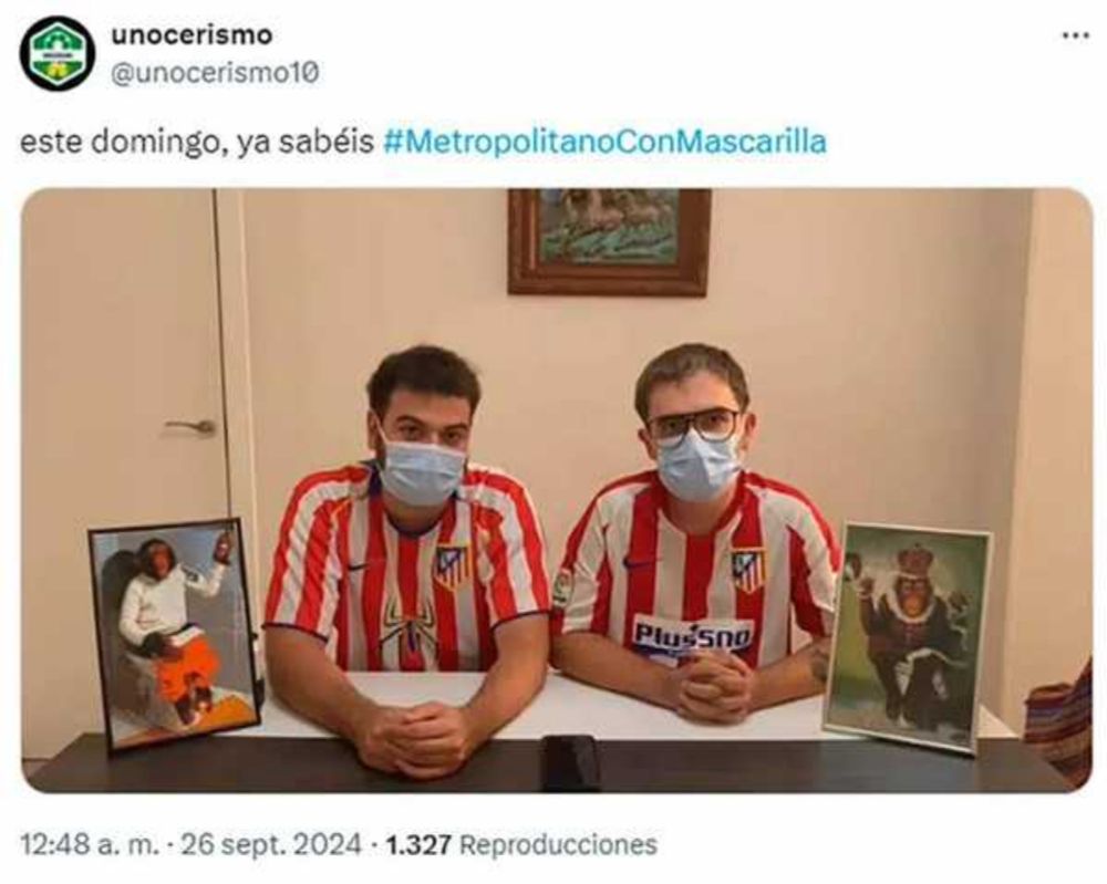 Torcida do Atlético de Madrid promove uso de máscaras para insultar Vini Jr. no clássico