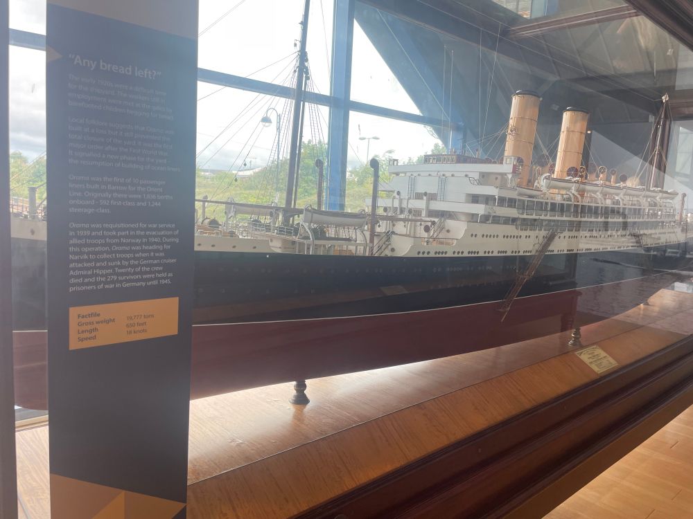 Model of a liner 