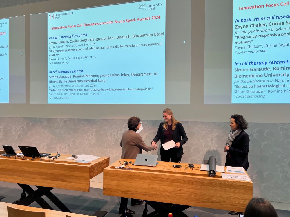 Picture of person receiving award