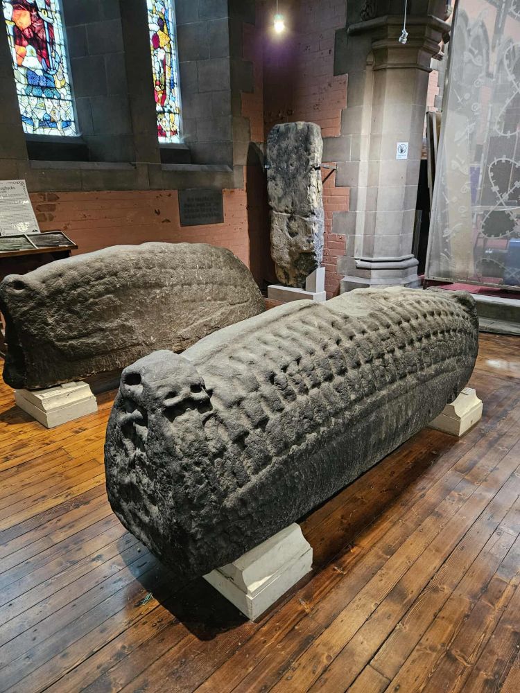 2 more massive hogbacks in Govan Old Church