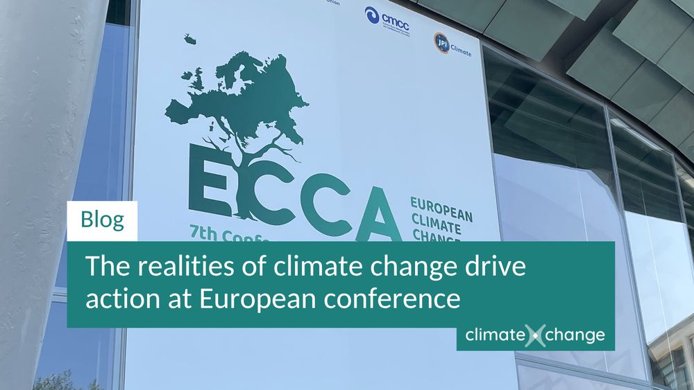 Blog: The realities of climate change drive action at European conference. ClimateXChange