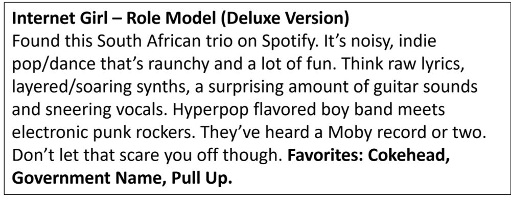 Music review of the 2024 Internet Girl album “Role Model”