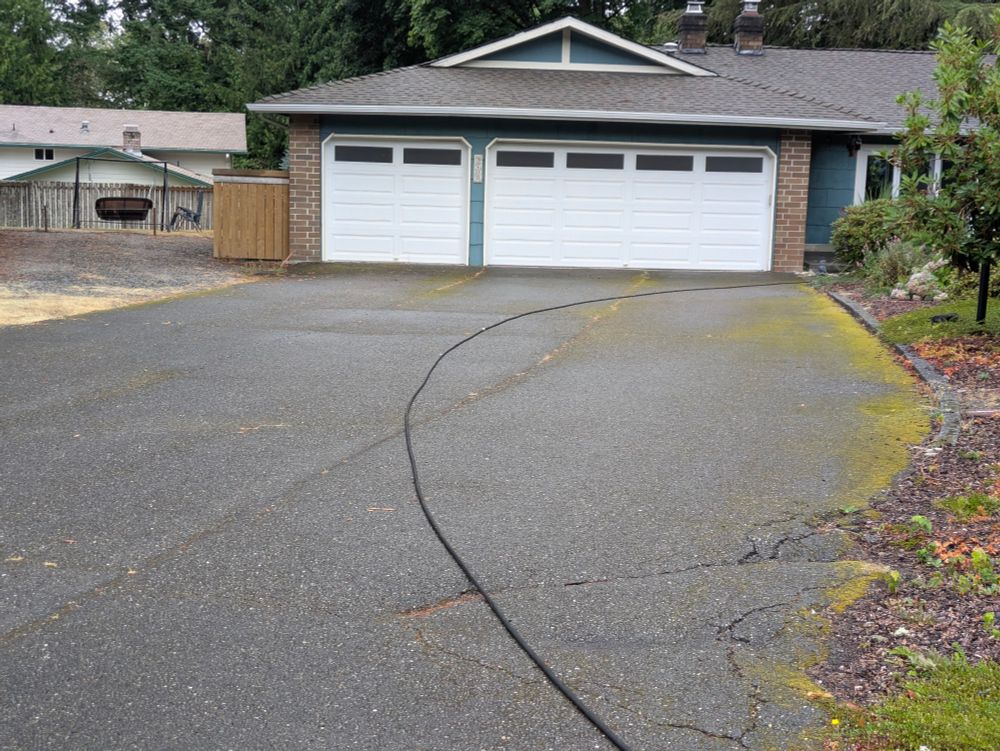 moasy driveway, before photo