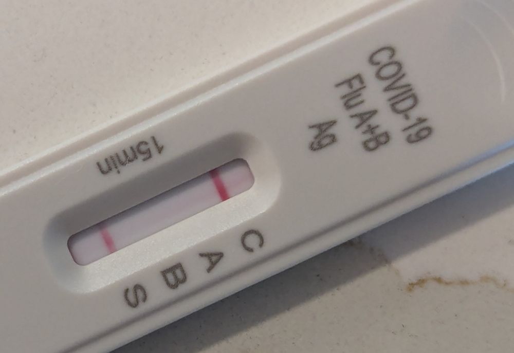 positive COVID test